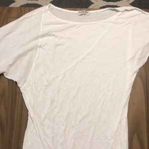 Michael Stars asymmetrical white shirt